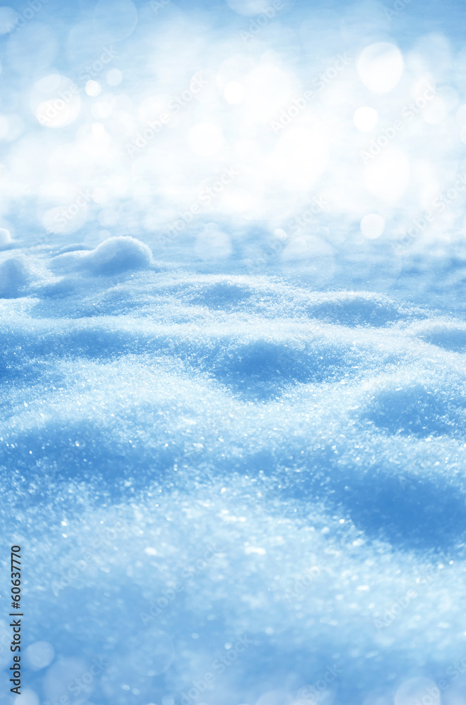 Background of shining snow Background of shining snow