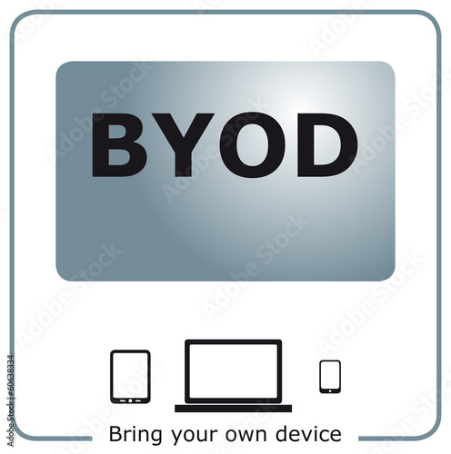 byod hinweis button