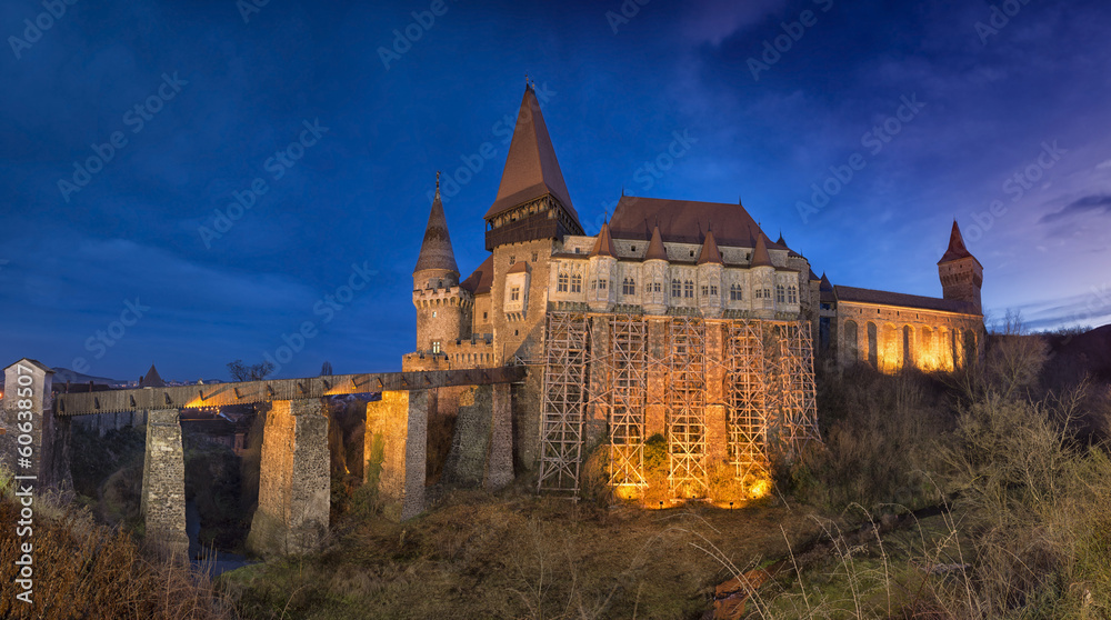 Corvin Castle from Hunedoara, Romania