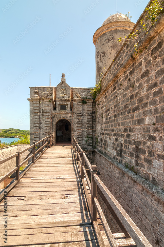Entrance to Jagua fortress (Fortaleza de Jagua)