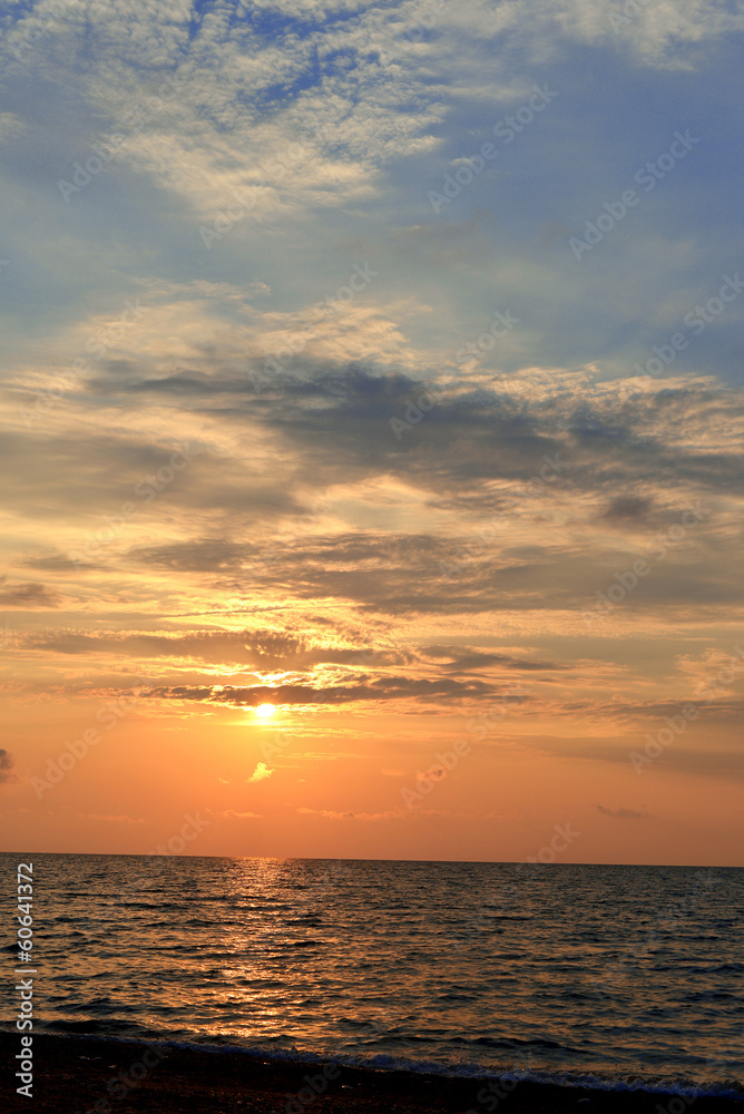 Fototapeta premium Beautiful sunset