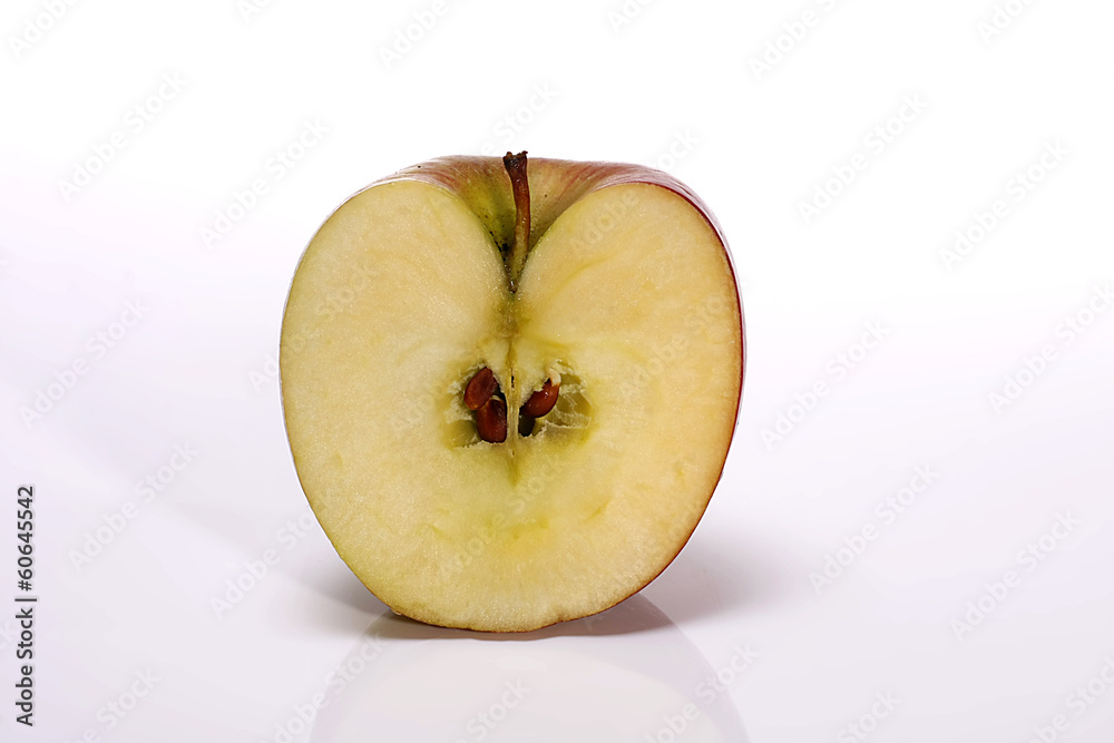 Apfel geschnitten