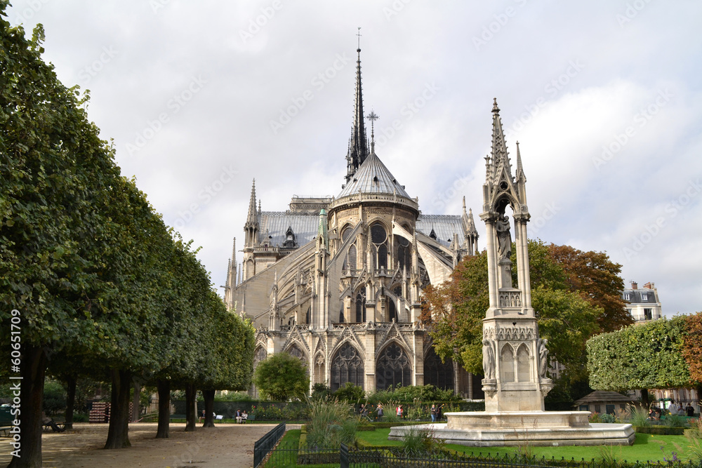 Notre Dame Cathedral in Paris, France Notre Dame Cathedral in Paris, France