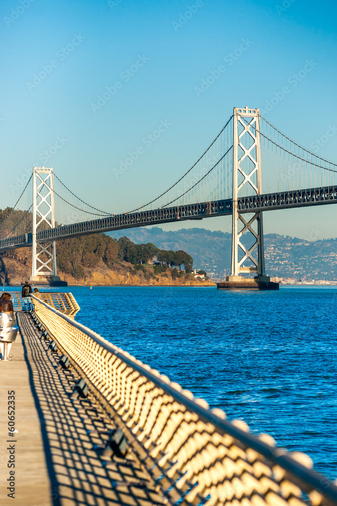 Fototapeta premium Bay bridge, San Francisco, California, USA.