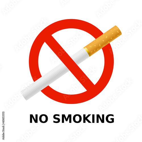 sign no smoking