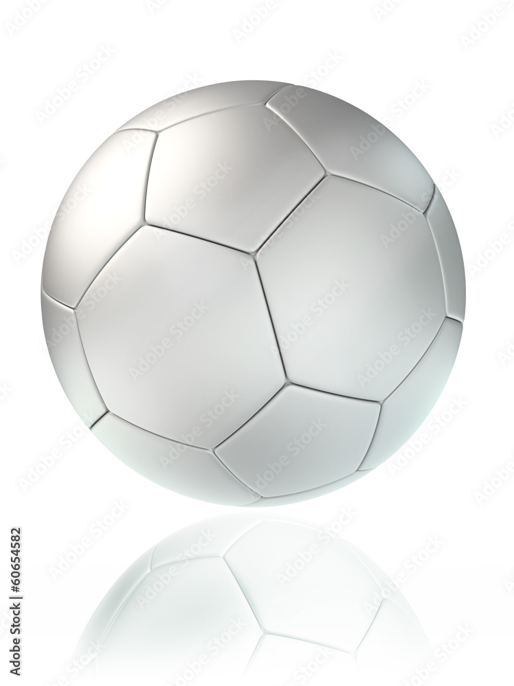 white soccer ball