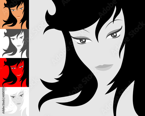 Female face image