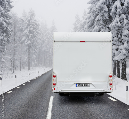 Wohnmobil im Winter