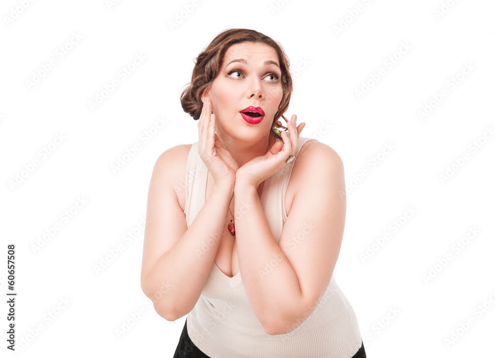 Beautiful plus size woman Beautiful plus size woman