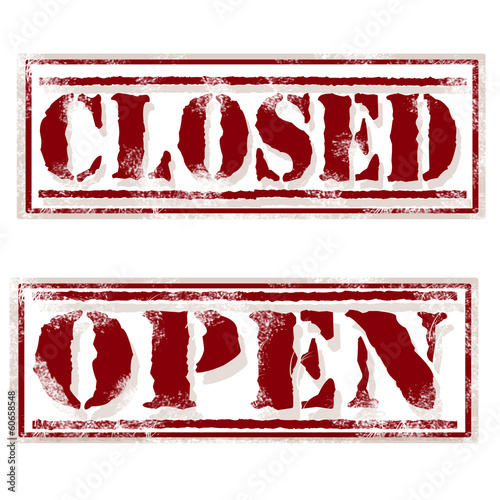 closed open