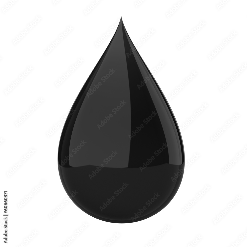 Oil drop isolated on white with clipping path Oil drop isolated on white with clipping path