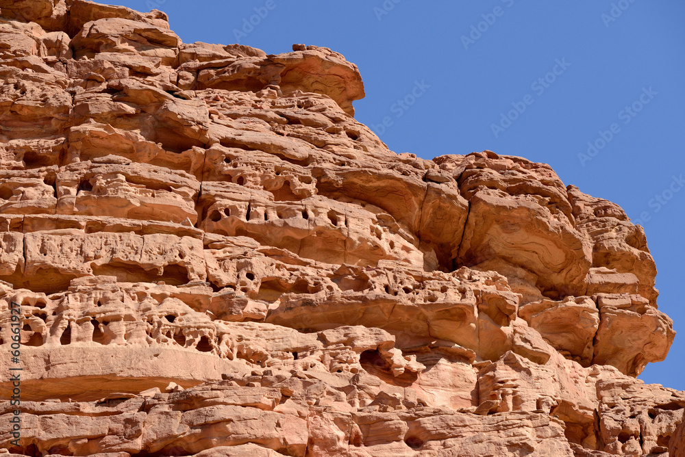 Coloured Canyon in the Egypt