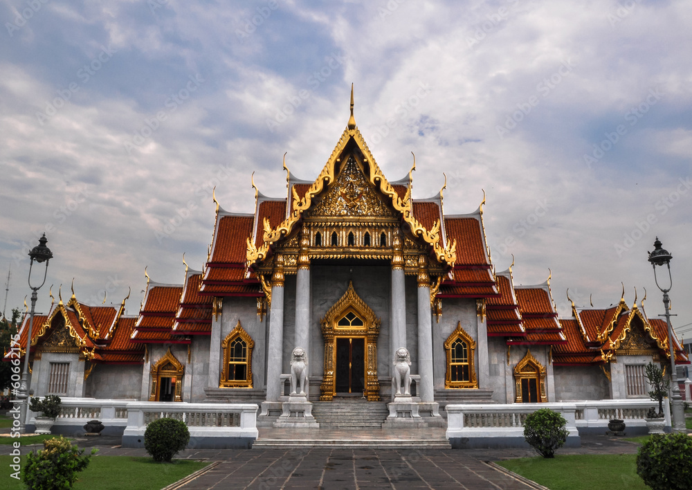 Marble Temple (Wat Benchamabophit Dusitvanaram), tourist attract Marble Temple (Wat Benchamabophit Dusitvanaram), tourist attract
