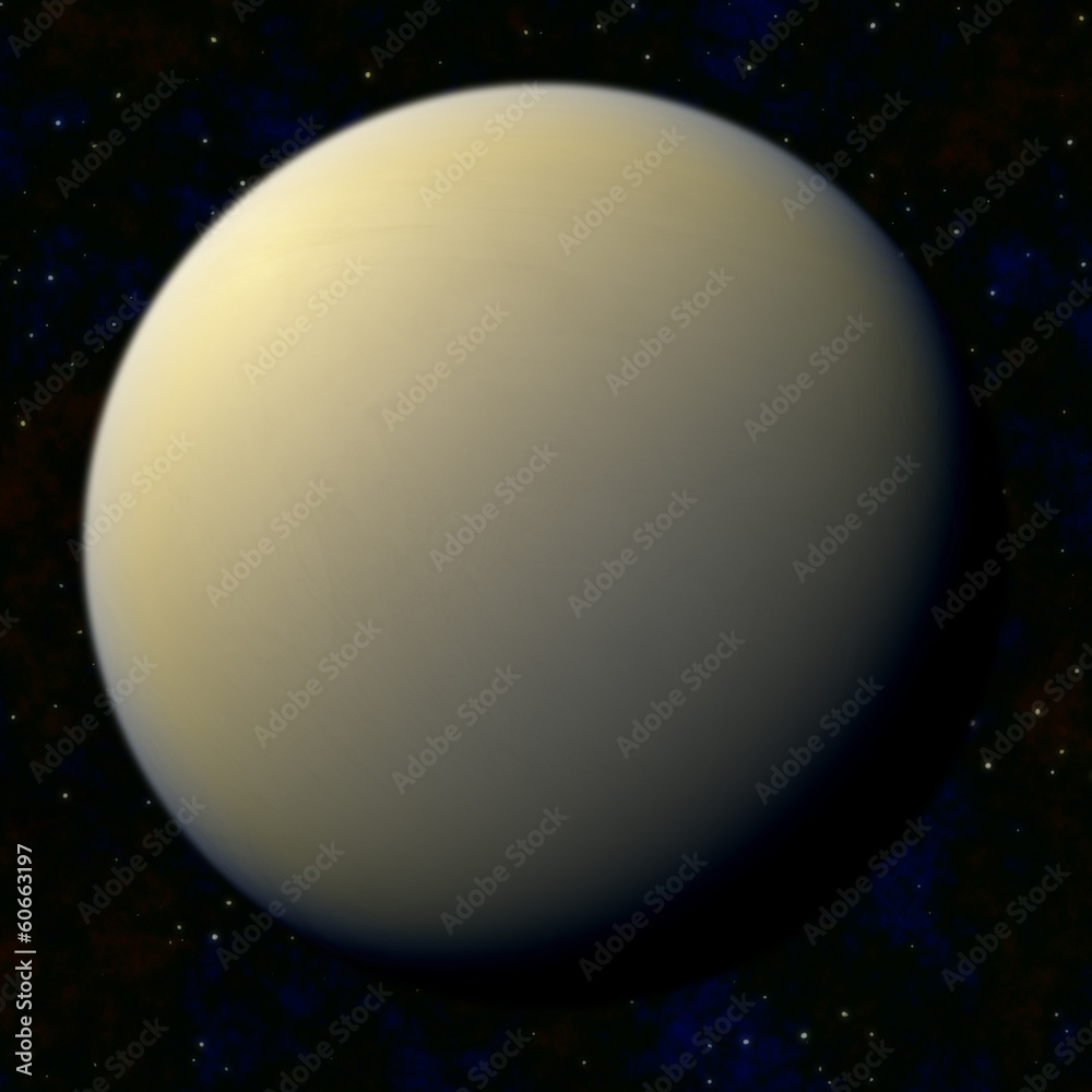 Obraz premium Render of planet