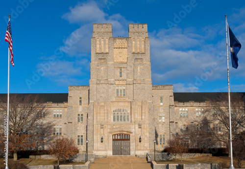 Bild auf Leinwand Burruss Hall