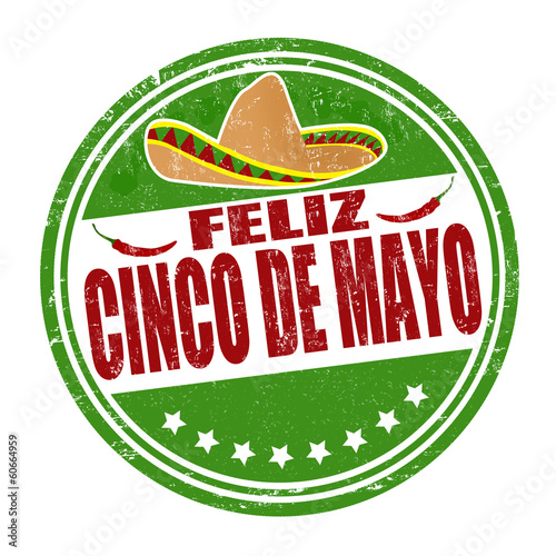 Feliz Cinco de Mayo stamp