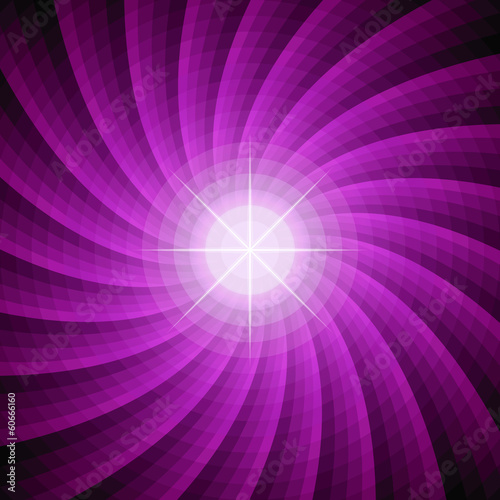 Abstract geometric twirl background purple.
