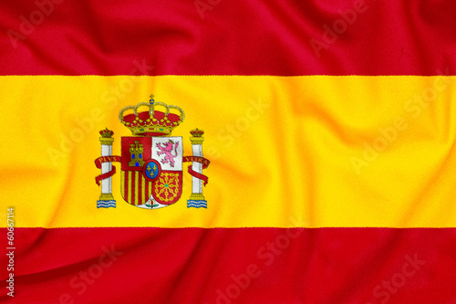 Spain waving flag