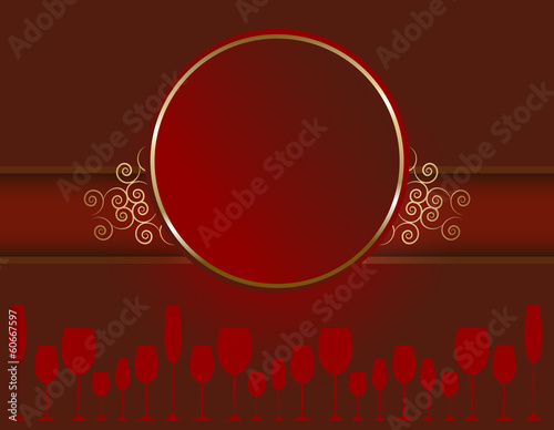 Etichetta vino rosso