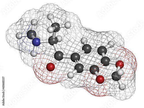 Methylone (bk-MDMA) stimulant molecule. photo
