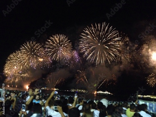 Canvas Print Reveillon Rio de Janeiro 2014