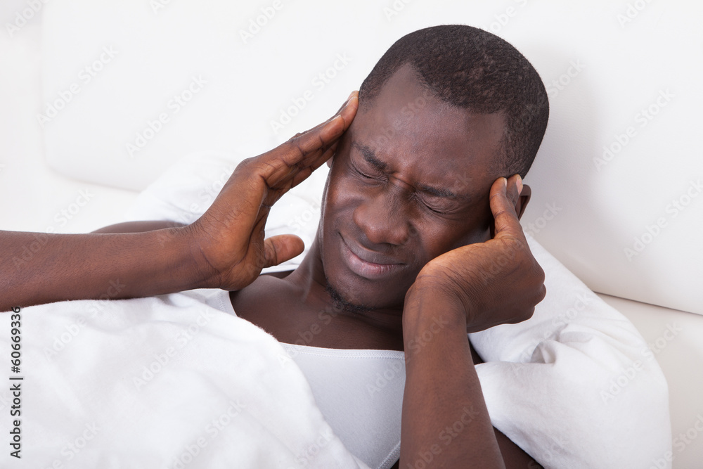Young Man Having Headache Young Man Having Headache
