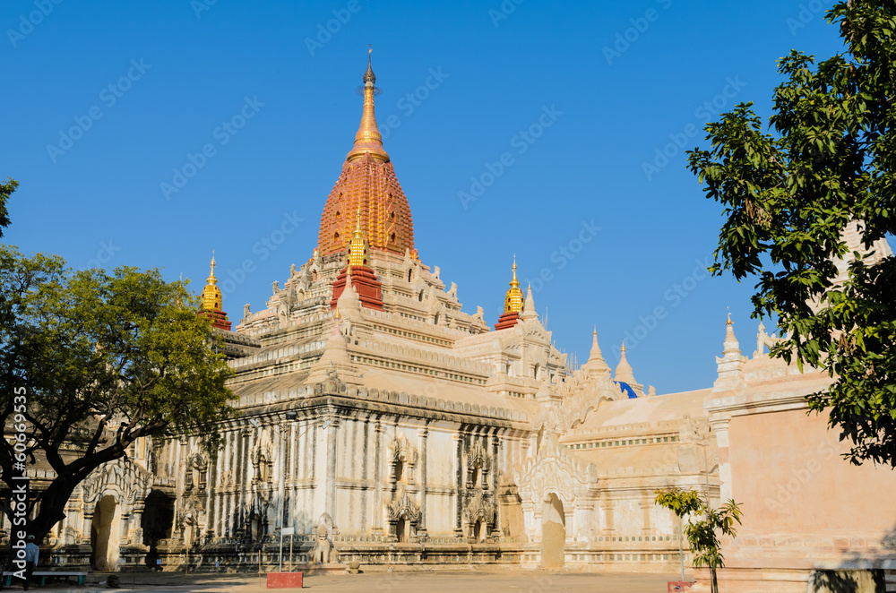 Ananda temple in Old Bagan, Myanmar
