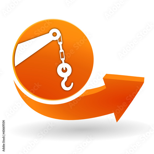 dépannage sur bouton web orange