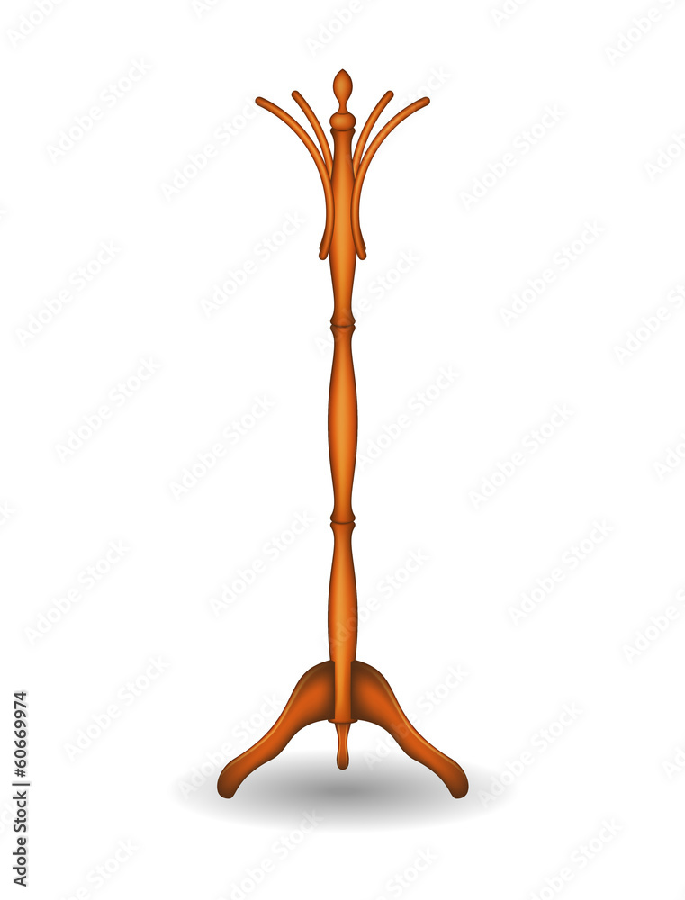 Obraz premium Wooden hanger