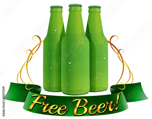 Free beer label