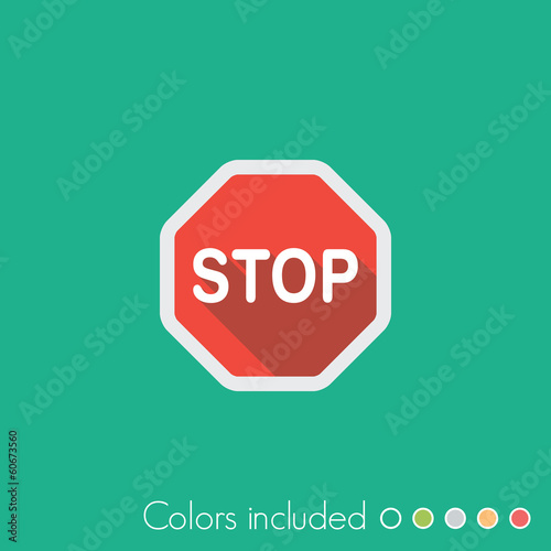Stop - FLAT UI ICON COLLECTION