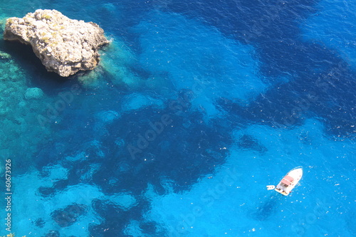 Mer turquoise de Capri - Italie
