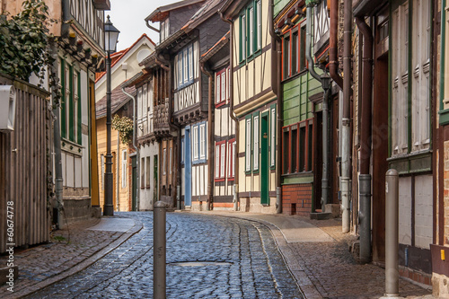 Street in the old center of Wernigerode © venemama
