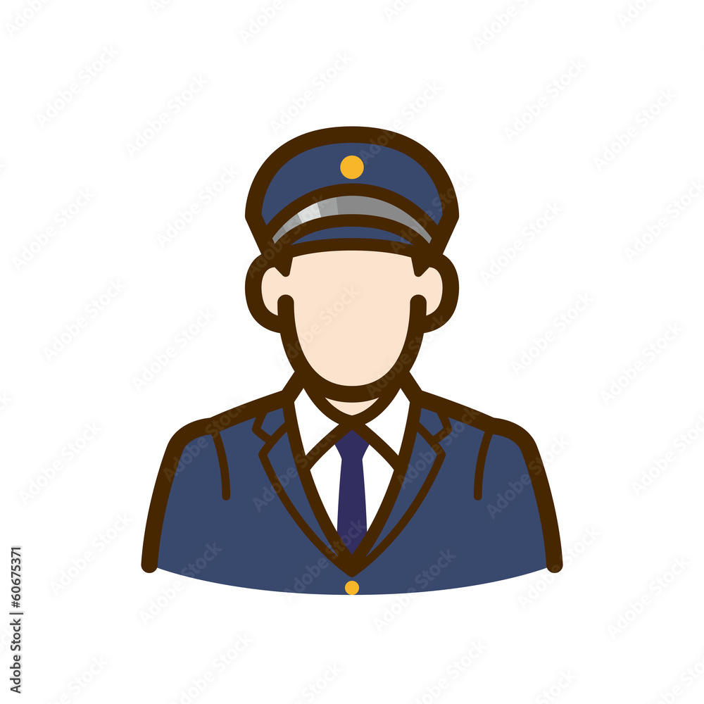 警察官 警備員 警察官 警備員