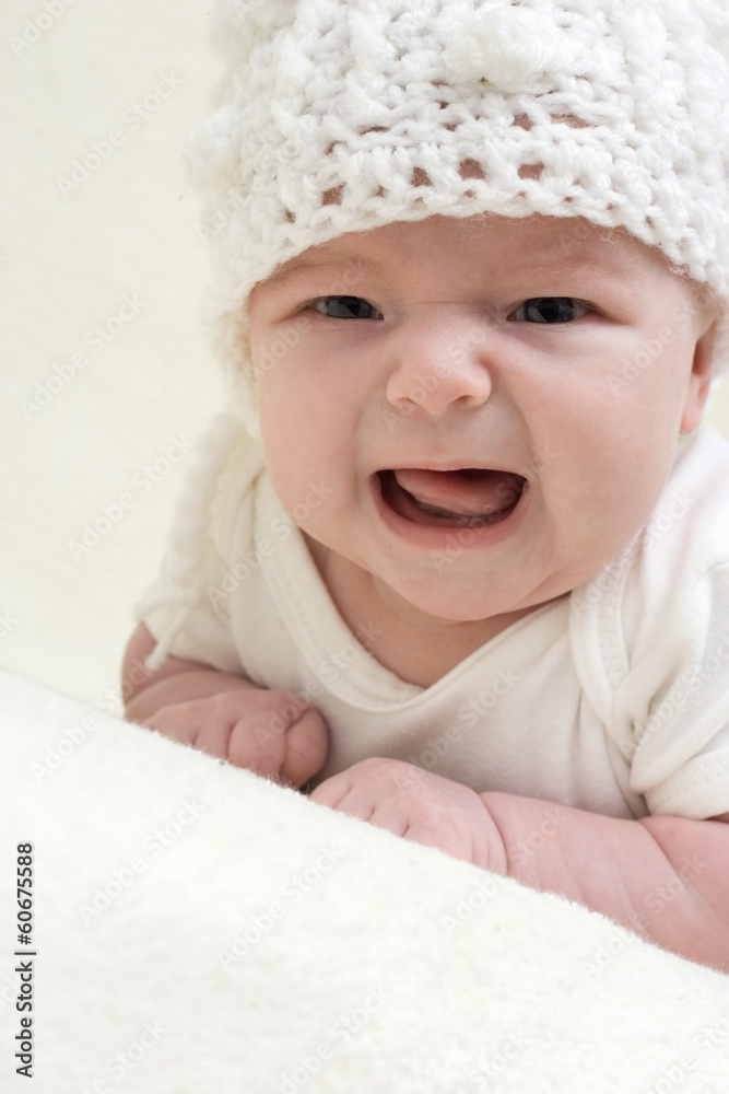 Newborn baby angry Newborn baby angry