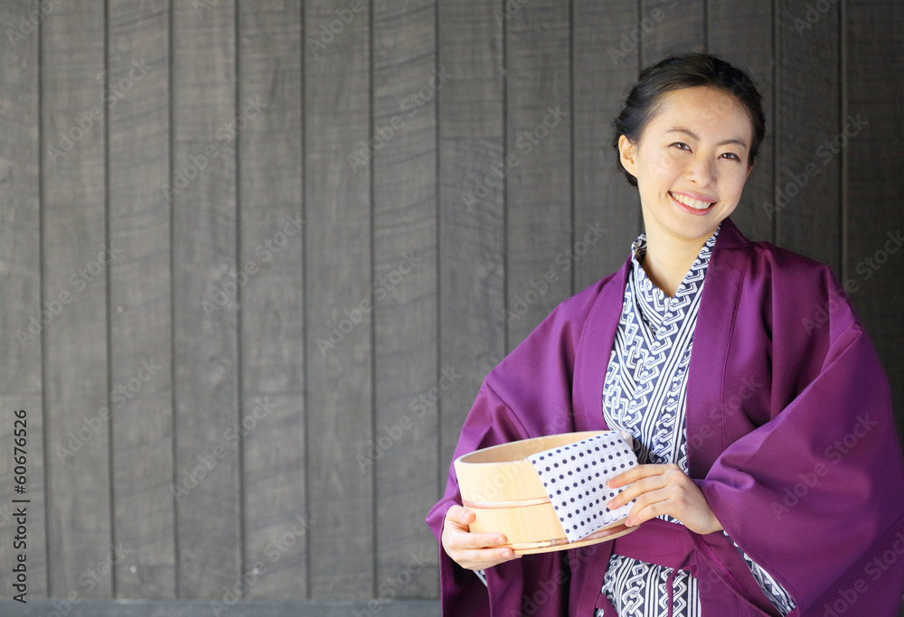 女性・温泉