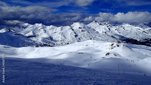 Snowy mountain photo