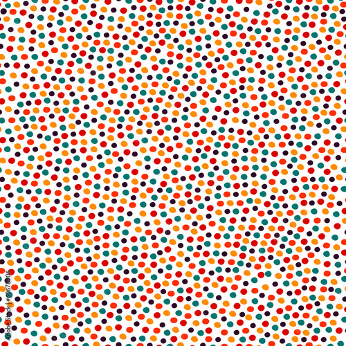 colorful dots seamless pattern