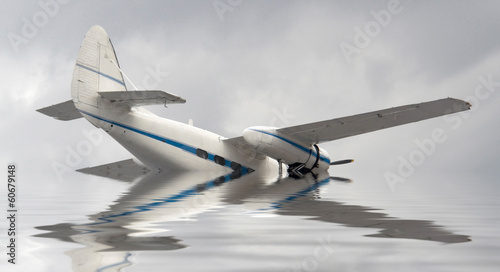 Cuadro en lienzo air crash