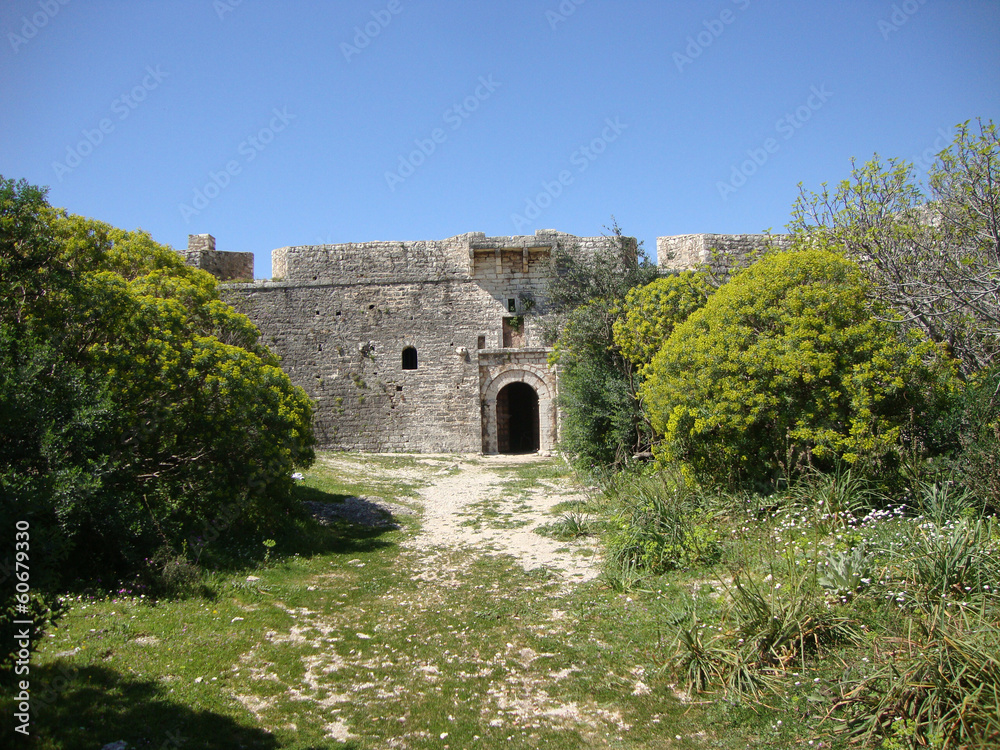 Obraz premium Ali Pasha Fort at Palermo, South Albania