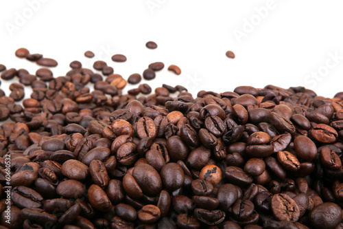 Coffee Beans Isolated On White