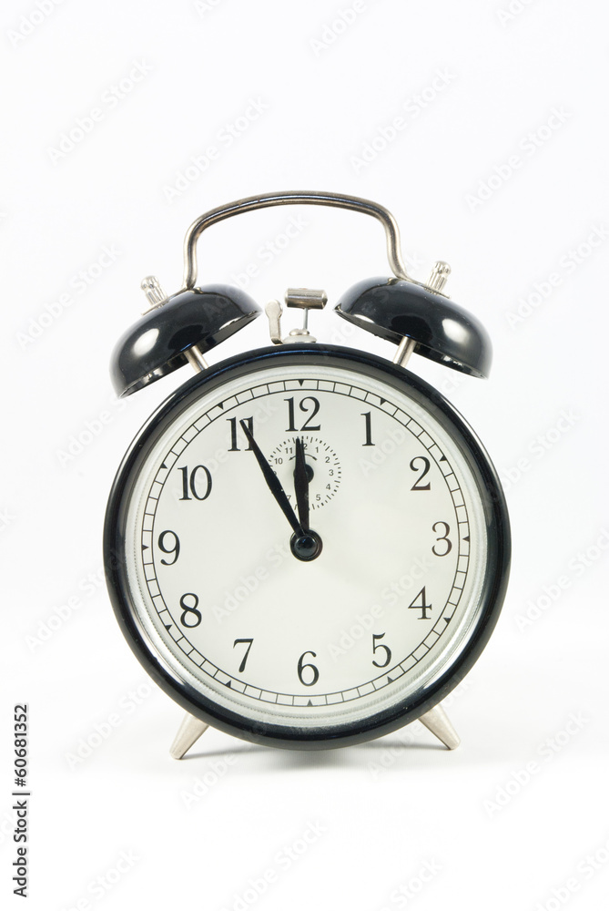 o'clock on white background, five to twelve o'clock o'clock on white background, five to twelve o'clock