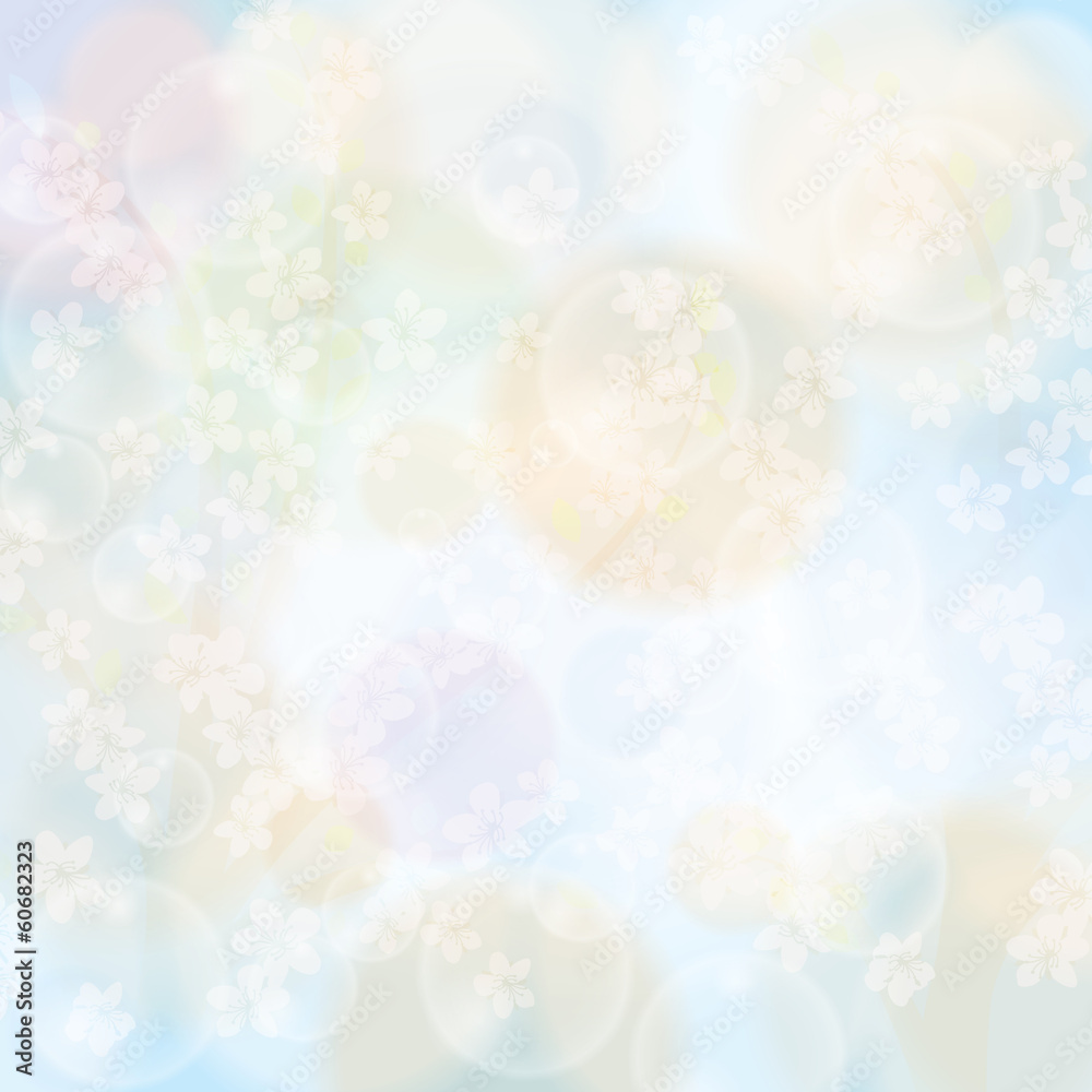 Abstract spring floral background Abstract spring floral background