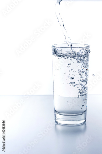 water in glass