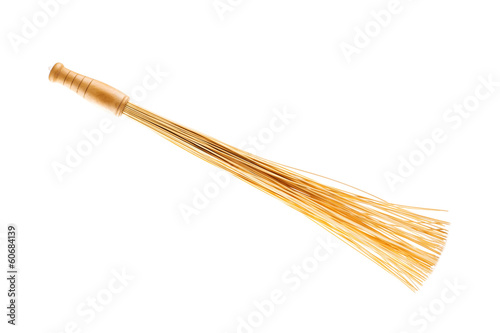 Massage bamboo broom photo