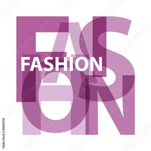 Vector Fashion. Violet Broken text