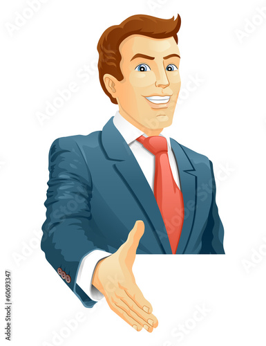 Smiling businessman