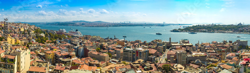 Istanbul panoramic view from Galata tower. Turkey