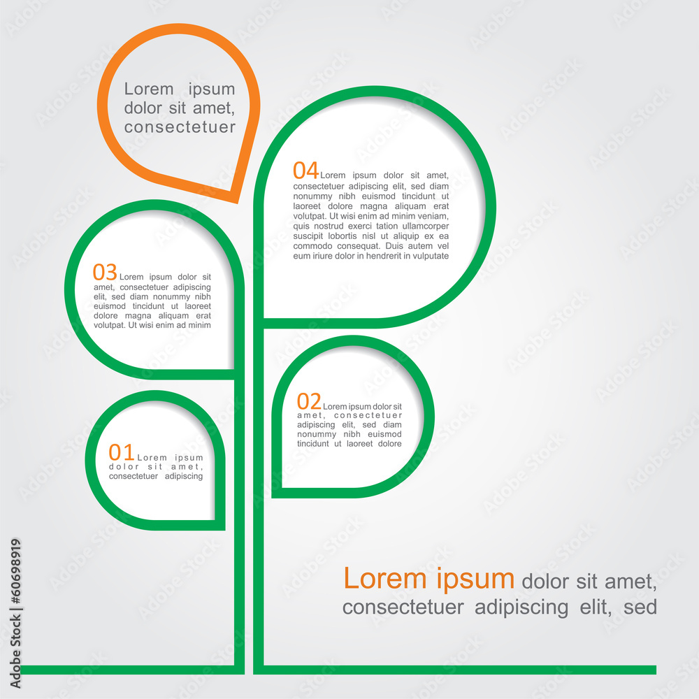 Concept tree for different business design. Vector Concept tree for different business design. Vector