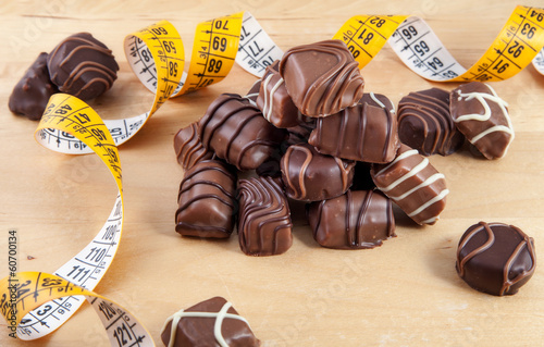 Dieta - cioccolatini assortiti photo